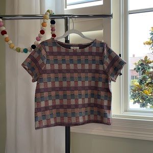 Madewell “quilted” top